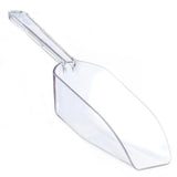 Clear Plastic 4-Ounce Flat Bottom Candy Scoop