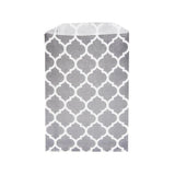 Grey Casablanca Pattern Candy Bags: 25-Piece Pack