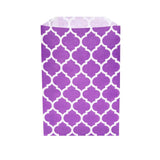 Purple Casablanca Pattern Candy Bags: 25-Piece Pack
