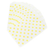 Yellow Polka Dot Candy Bags: 25-Piece Pack