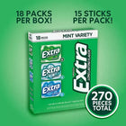 EXTRA Mint Sugar Free Chewing Gum Variety Pack: 18 Pack