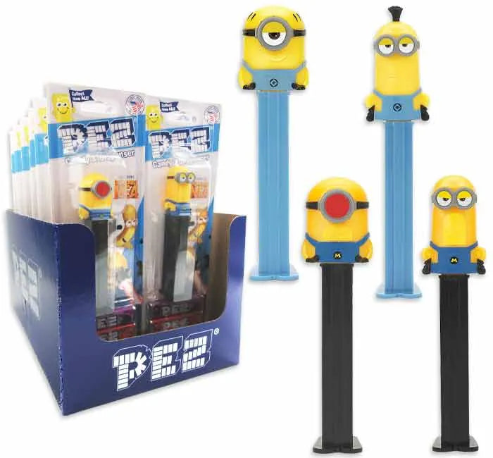 Despicable Me Minions PEZ Candy Blister Packs: 12-Piece Display