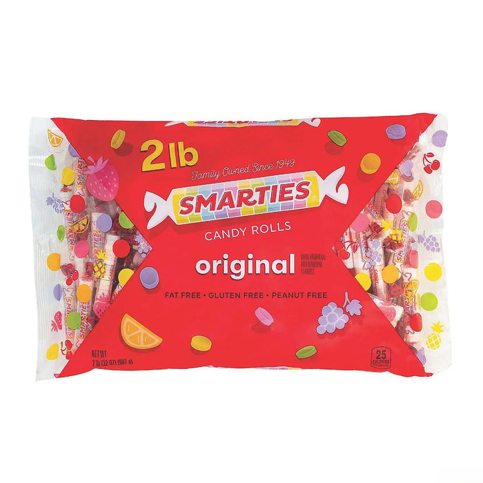 Smarties Candy Rolls: 2LB Bag