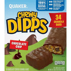 Quaker Chewy Dipps Chocolate Chip Granola Bars: 34-Piece Box