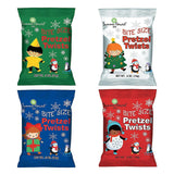 Christmas Mini Pretzels Bags: 48-Piece Case