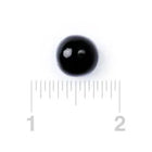 Black 1-Inch Gumballs: 850-Piece Case