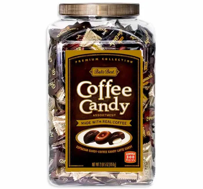 Bali's Best Coffee Candy Mix – Large Tin, 300 Pieces