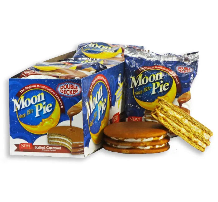 Double Decker Salted Caramel Moon Pies: 9-Piece Box