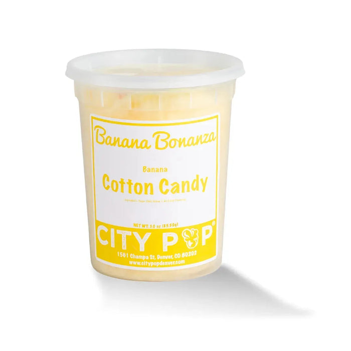 City Pop Banana Bonanza Bananen-Zuckerwatte