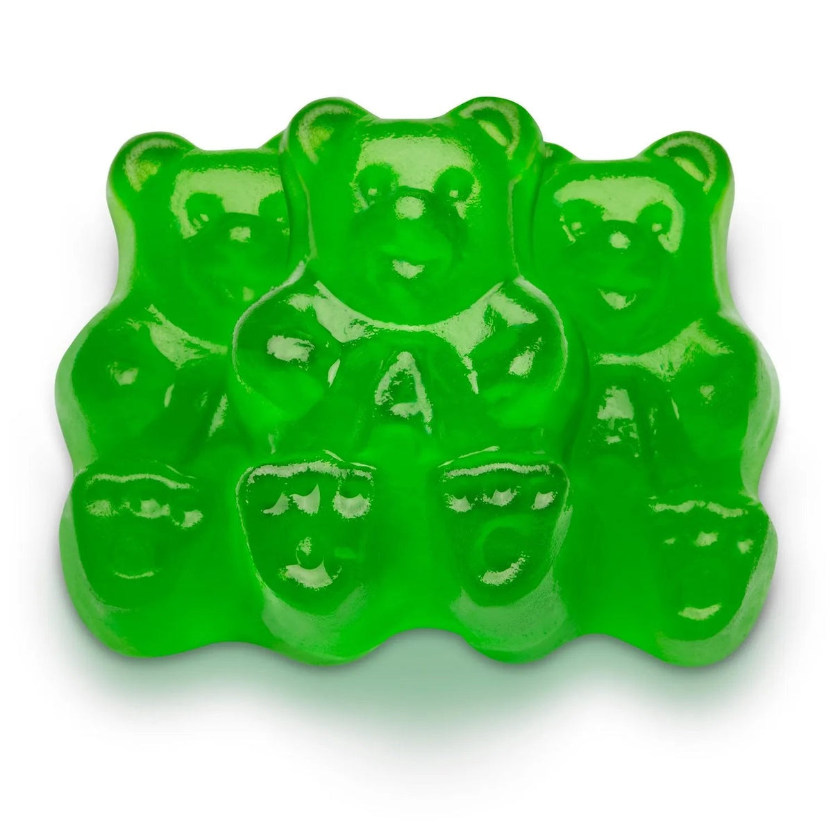 Albanese Green Apple Gummy Bears – 5 lb Bulk Pack (Approx. 2.27 kg)