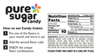 Pure Sugar Candy Cubes - Cotton Candy