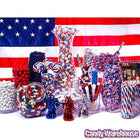 Patriotic Hard Candy Twists - Peppermint: 2LB Bag