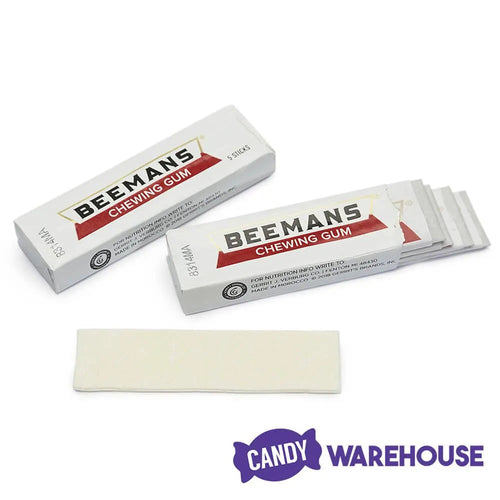 Beeman's Chewing Gum 5-Stick Packs: 20-Piece Box