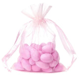 Pink Organza Candy Bags: 30-Piece Pack