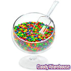 Plastic 2-Ounce Flat Bottom Candy Scoop - Clear